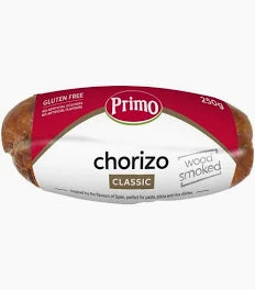 Primo 250g Chorizo 2PK (12)