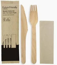 Future Friendly Premium Wooden Cutlery Combo 250pk