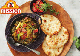 Mission Mini Naan Bread Plain (8)