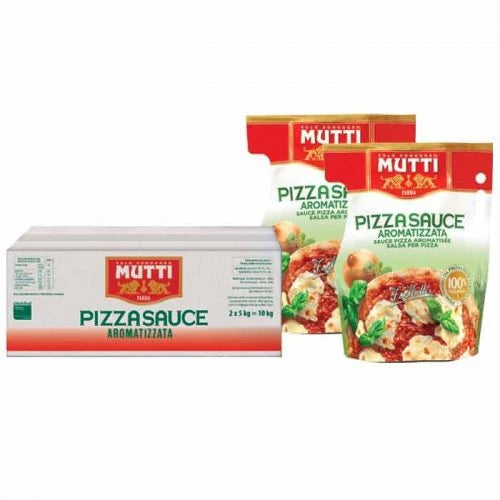 Mutti Pizza Sauce Aromatizzata Bag in Box (2 x 5kg)